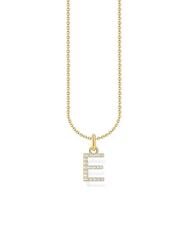 Letter E necklace 