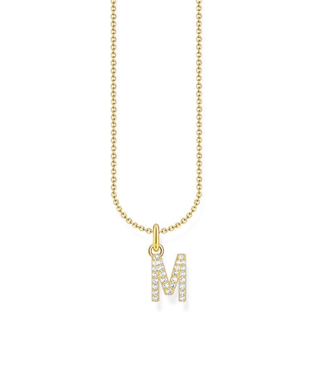 Letter M necklace