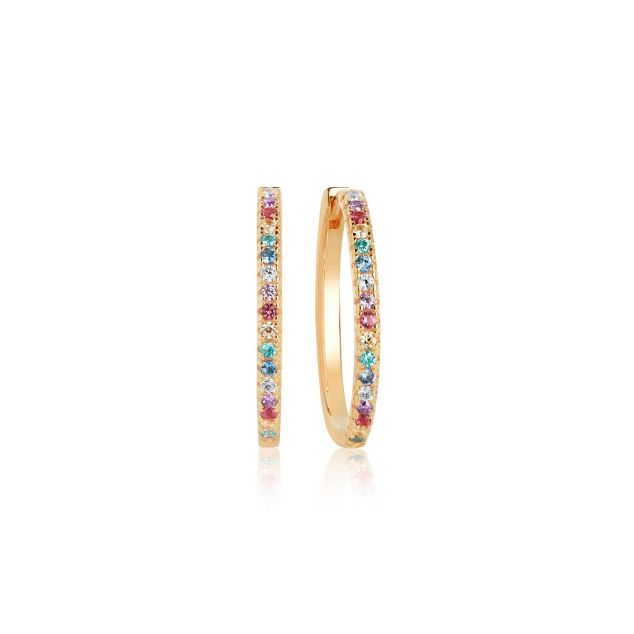 Earrings Ellera X-Grande Gold Multicolor 