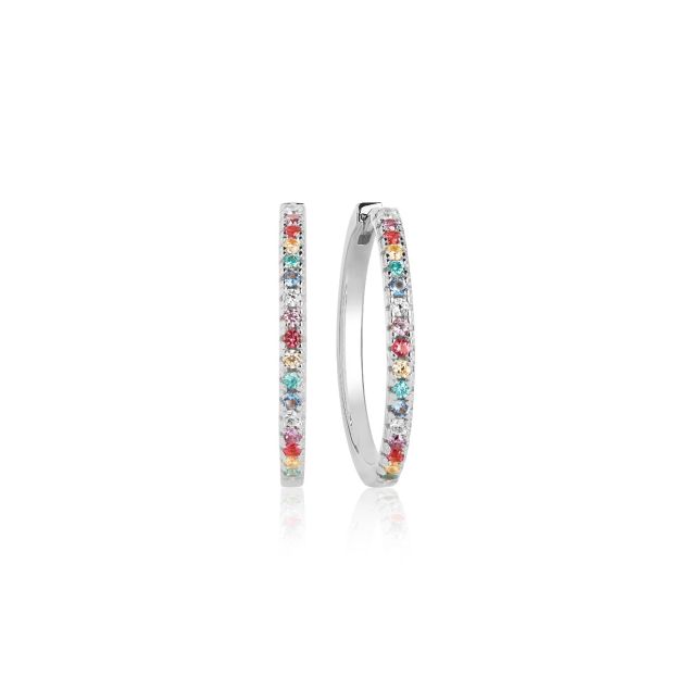 Earrings Ellera X-Grande Silver Multicolor