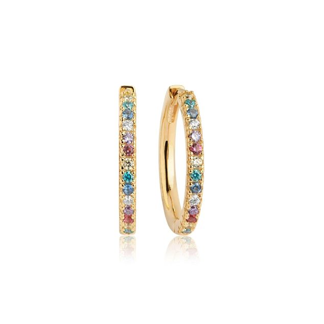 Earrings Ellera Gold Grande Multicolor