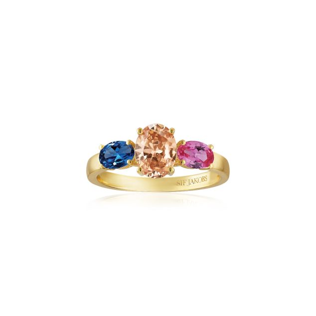 Ring Ellisse Tre Gold