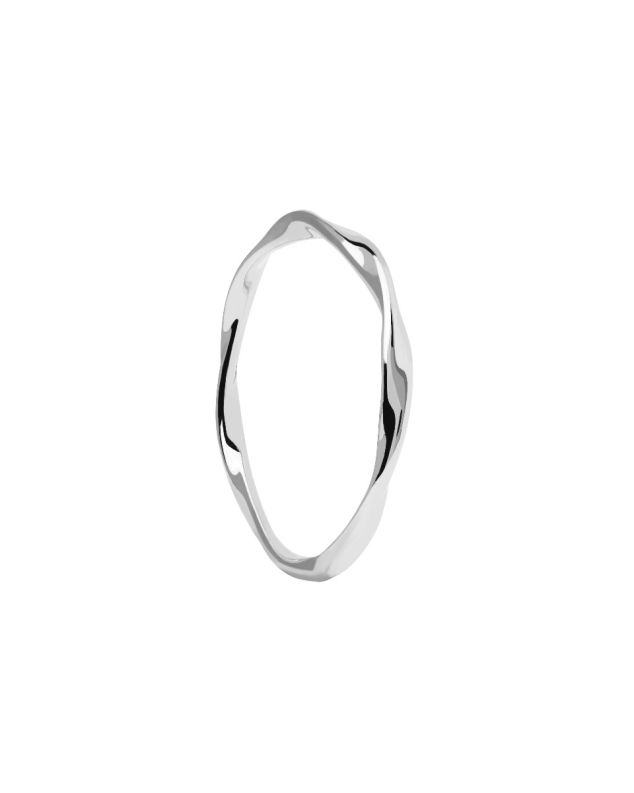 SPIRAL SILVER RING