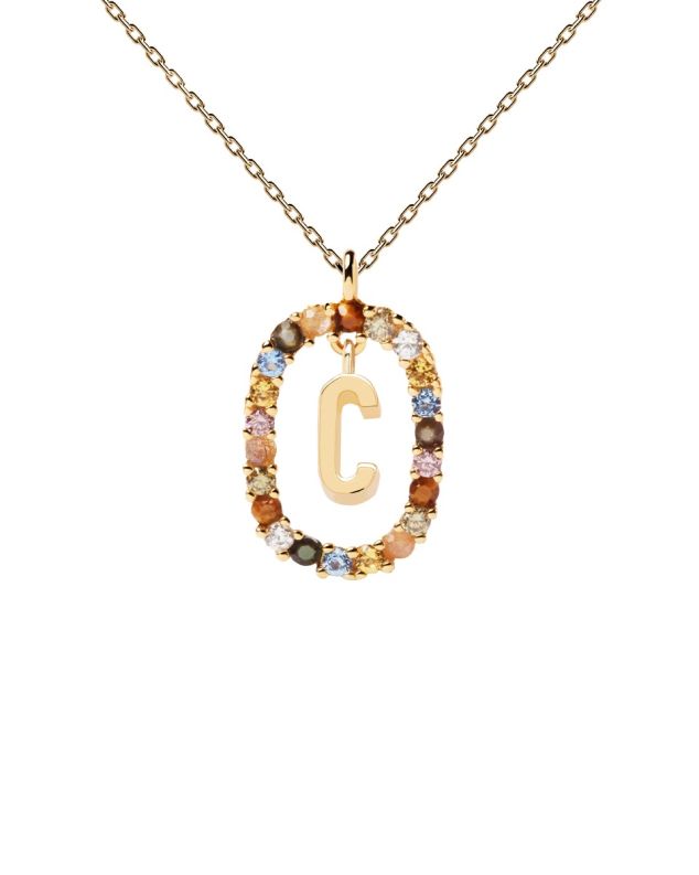 LETTER C NECKLACE