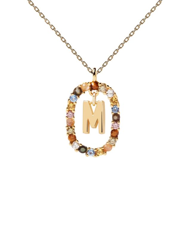 LETTER M NECKLACE