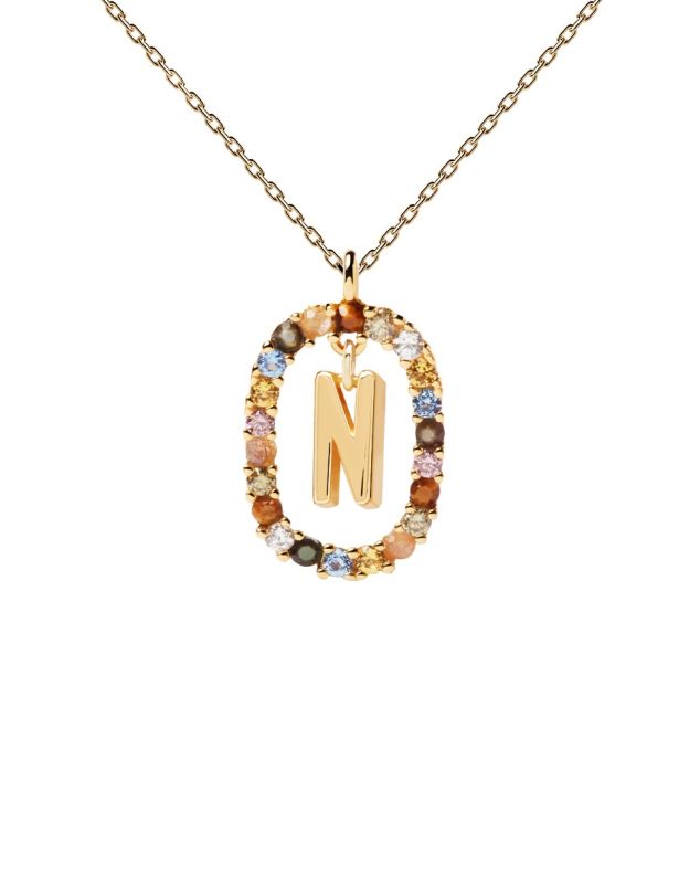 LETTER N NECKLACE