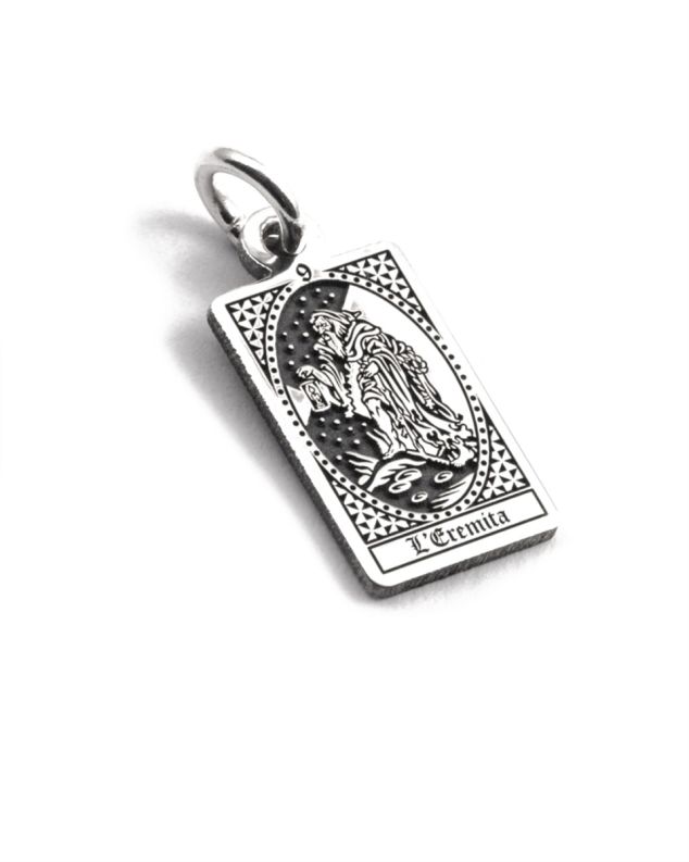 THE HERMIT TAROT CARD PENDANT