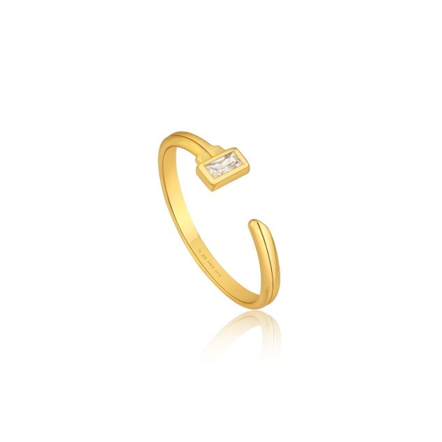 Gold Key Adjustable Ring