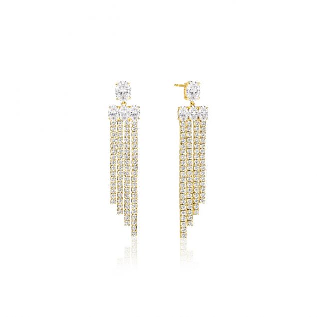 Earrings Ellisse Lungo Exclusive Piccolo Gold