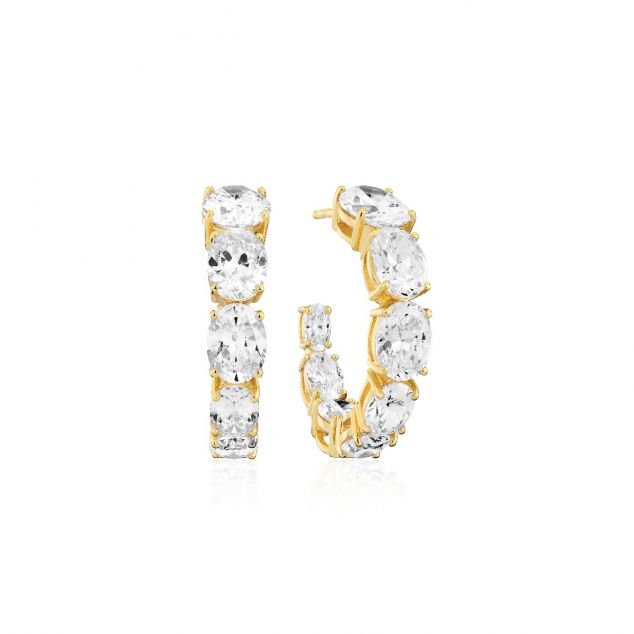 Earrings Ellisse Creolo Grande Gold