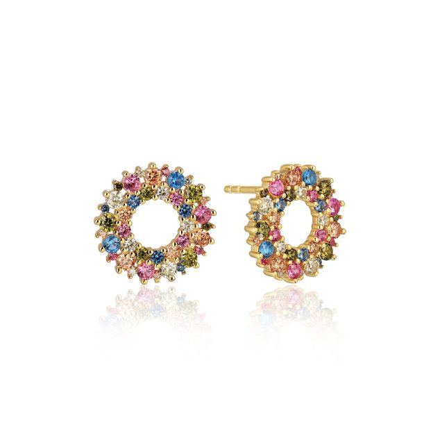 Earrings Livigno Gold Multicolor