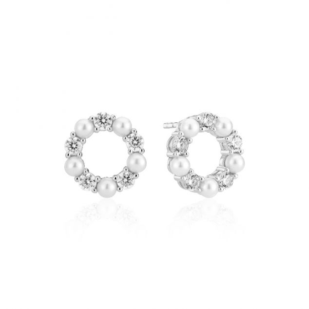 Earrings Biella Perla Silver