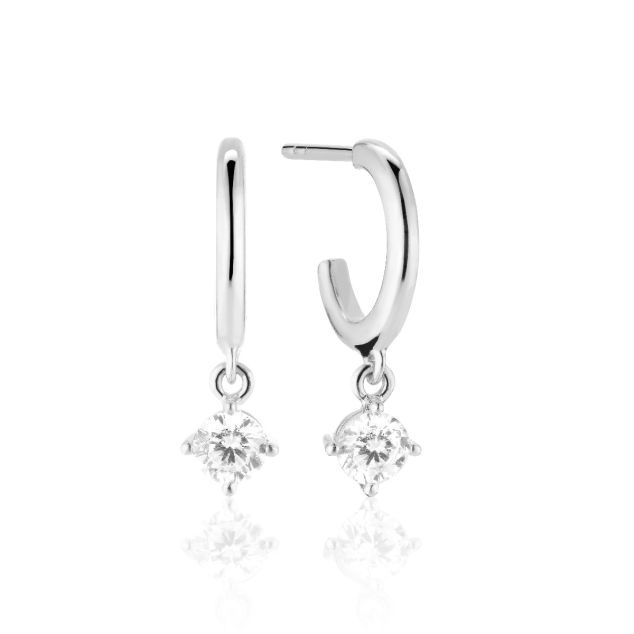 Earrings Belluno Creolo Piccolo Silver